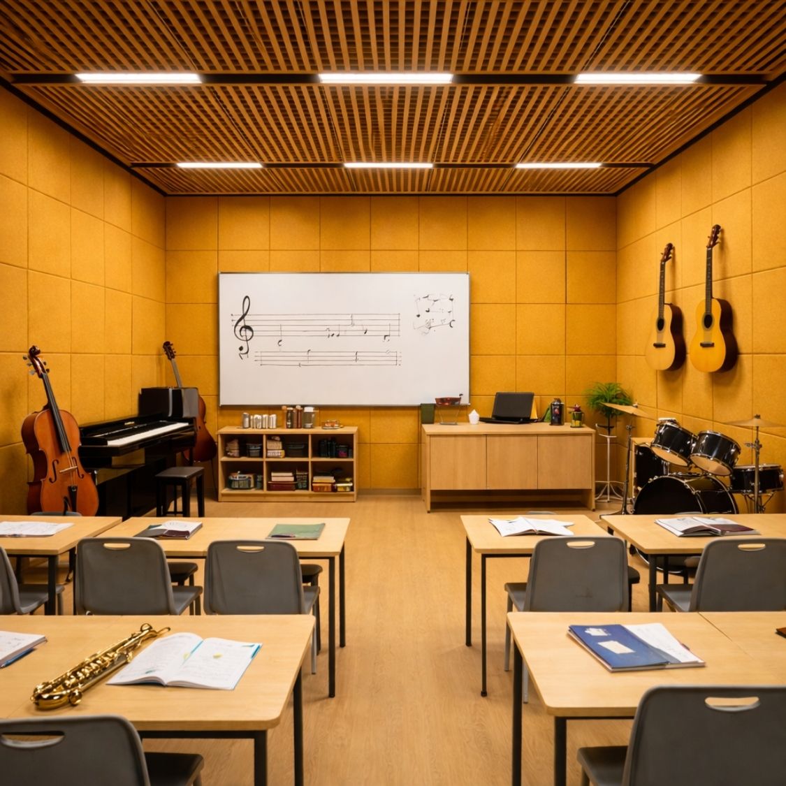 School music room soundproofing